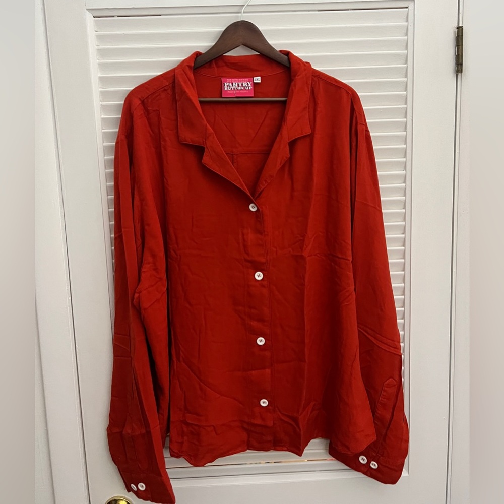 Big Bud Press 2XL Paprika Pantry Button Up